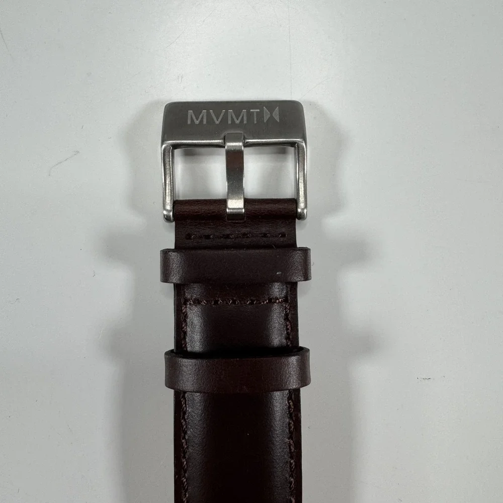 MVMT‎ MT01-SBR Watch Quick Release Brown Leather Straps 316L Stainless Steel